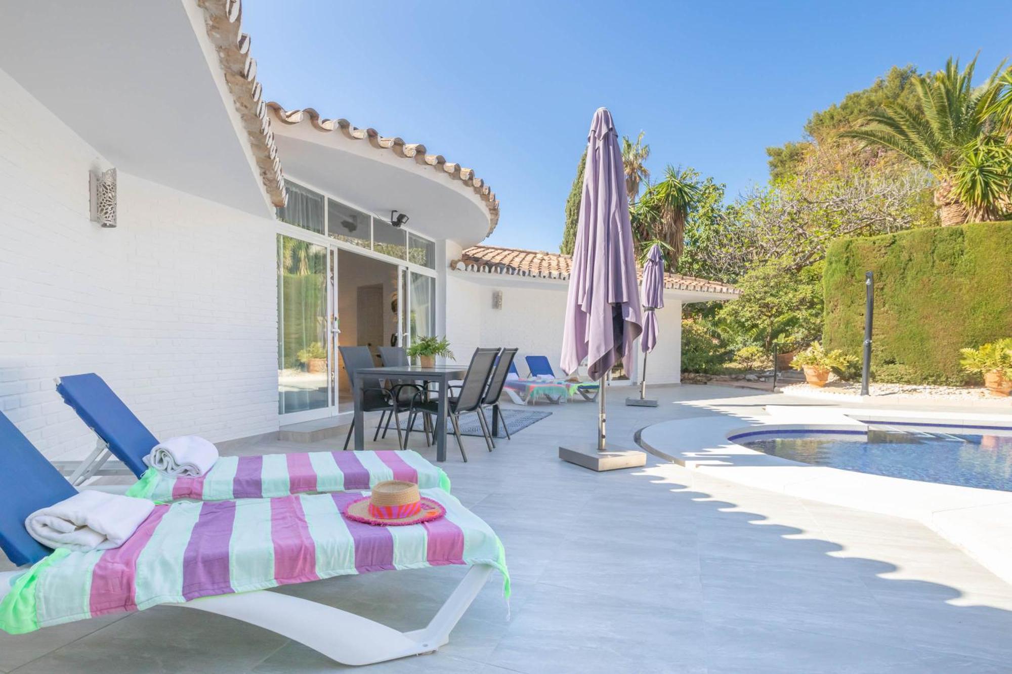 Pool Villa Rancho Domingo Family Friendly - Happy Rentals Бенальмадена Экстерьер фото